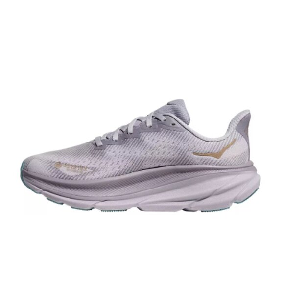 Clifton 9 GTX Women's Sneaker by Hoka/Grey - Picture 5 of 7